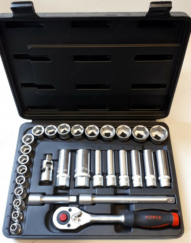 Набор инструментов на 3/8' 30 предметов Force 3302