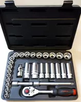 Набор инструментов на 3/8' 30 предметов Force 3302 - 1 535 277.7 сум