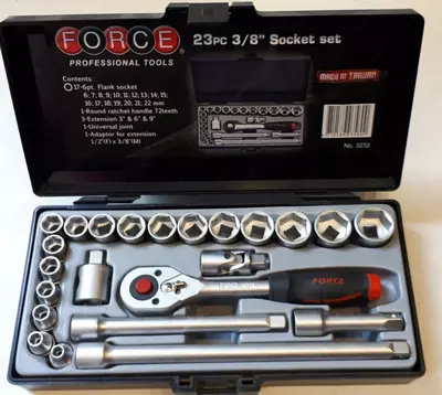 Набор инструментов на 3/8' 23 предмета Force 3232 - 1 258 235.1 сум / шт.