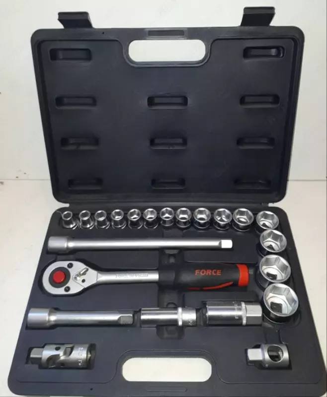 Набор инструментов на 1/2' 22 предмет Force 4223 - 1 466 017 сум