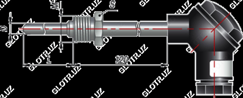 Термопреобразователь сопротивления ДТС 045-50М.В3