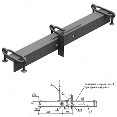 траверса тм-71 б с\л56-97