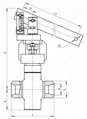 Клапан регулирующий (дроссельный) 811-50-Рв Ду50 Ру137 Т560 °С