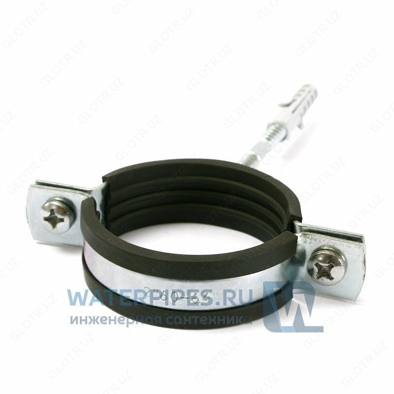 Хомут металлический с гайкой NS 1/2 " (20-24