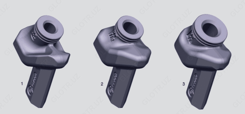Asbob ushlagichi "WIRTGEN" HT 11x 20mm