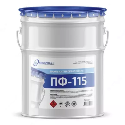 Эмаль ПФ-115 Мастер RAL 9003 белая (фас 25 кг)