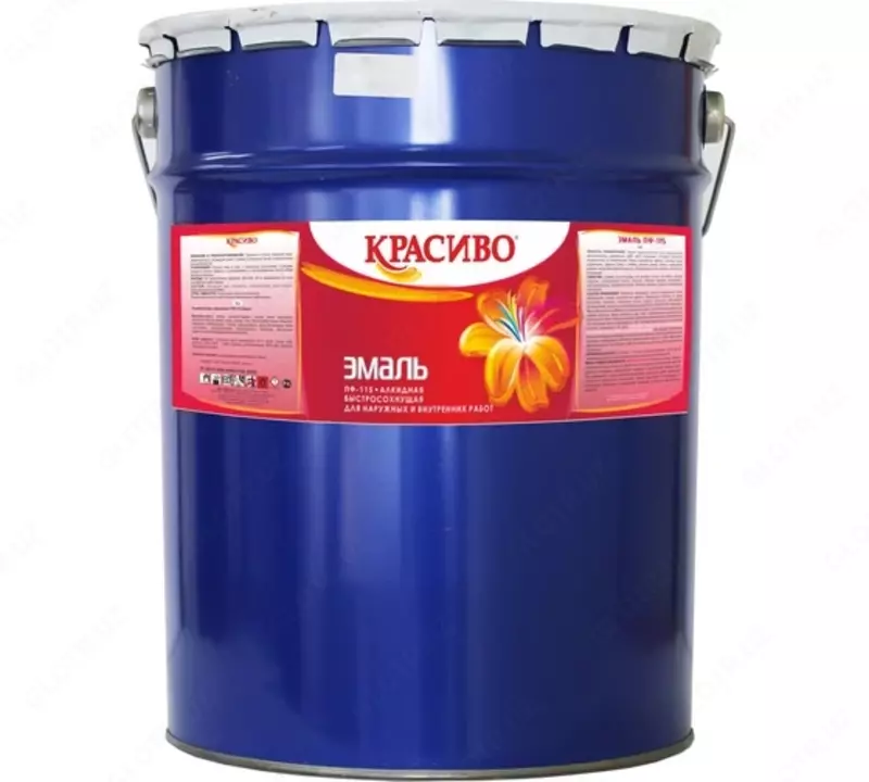 Эмаль ПФ-115 Мастер RAL 7001 серая (фас.25 кг)