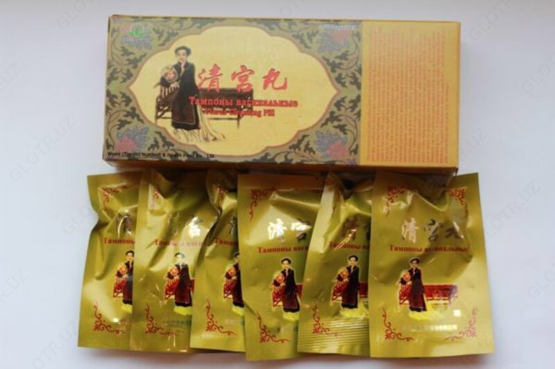 Китайские тампоны вагинальные «Тяньши»