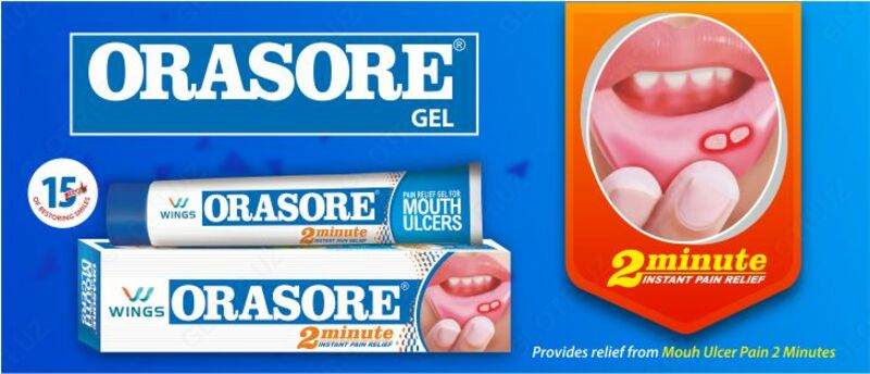 Гель от язв во рту Orasore - 80 000 сум