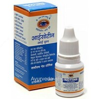   Аюрведические капли для глаз Айсотин  10 мл  производитель Джагат Фарма; Isotine eye drop  10 ml  Jagat Pharma (Isotine в Ташкенте)
