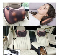 Массажная подушка с инфракрасным подогревом Car and home. Массаж 