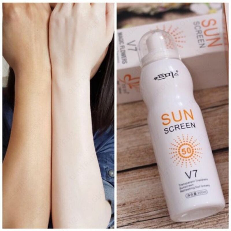 Солнцезащитный спрей spf 50 Sun screen V7 - 120 000 so'm