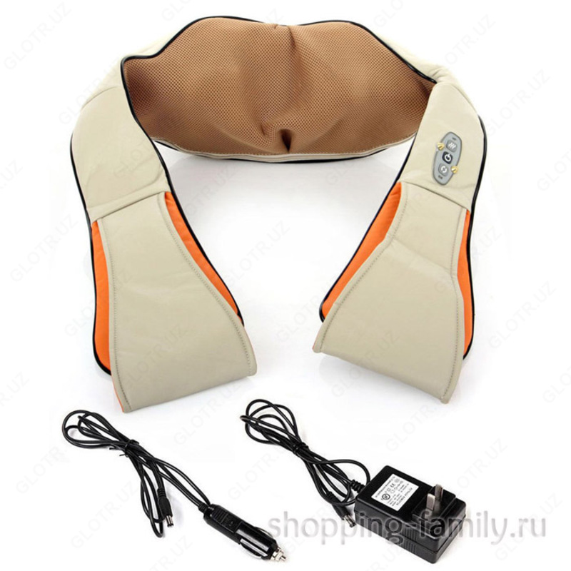  Массажер для шеи  плеч и спины с ИК-прогревом Massager of Neck Kneading - 