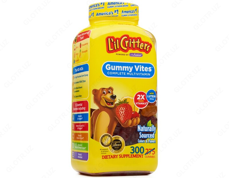 Мультивитамины LIL CRITTERS GUMMY VITES таблетки 300 шт.
