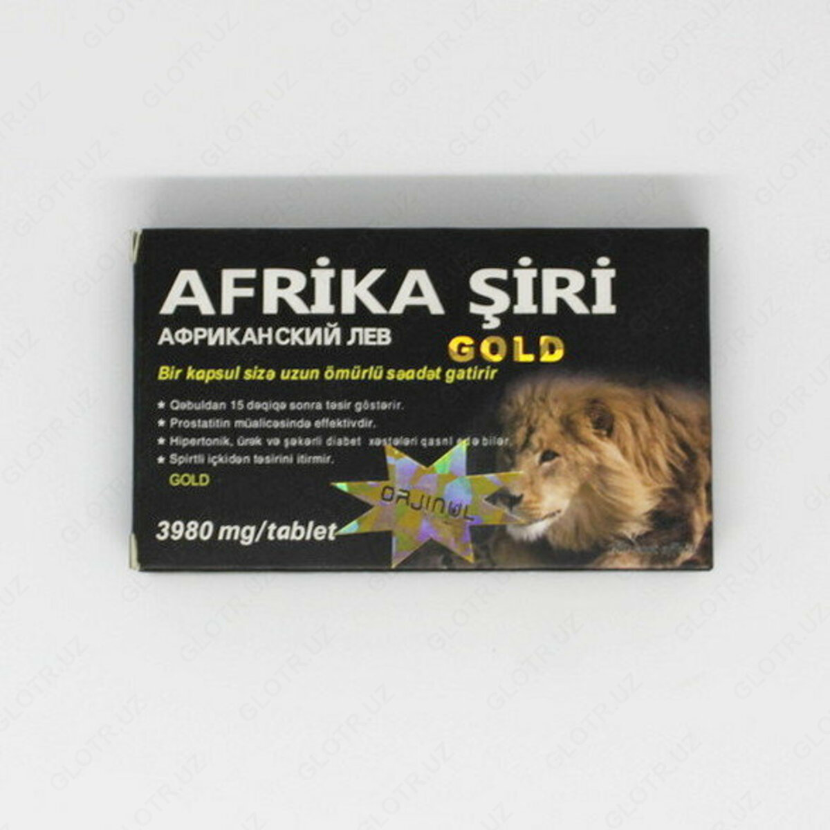 Таблетки для повышения мужской силы Afrika Siri Gold, цена 160 000 сум ...
