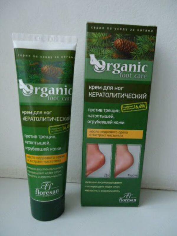 Крем для ног кератолитический Organic