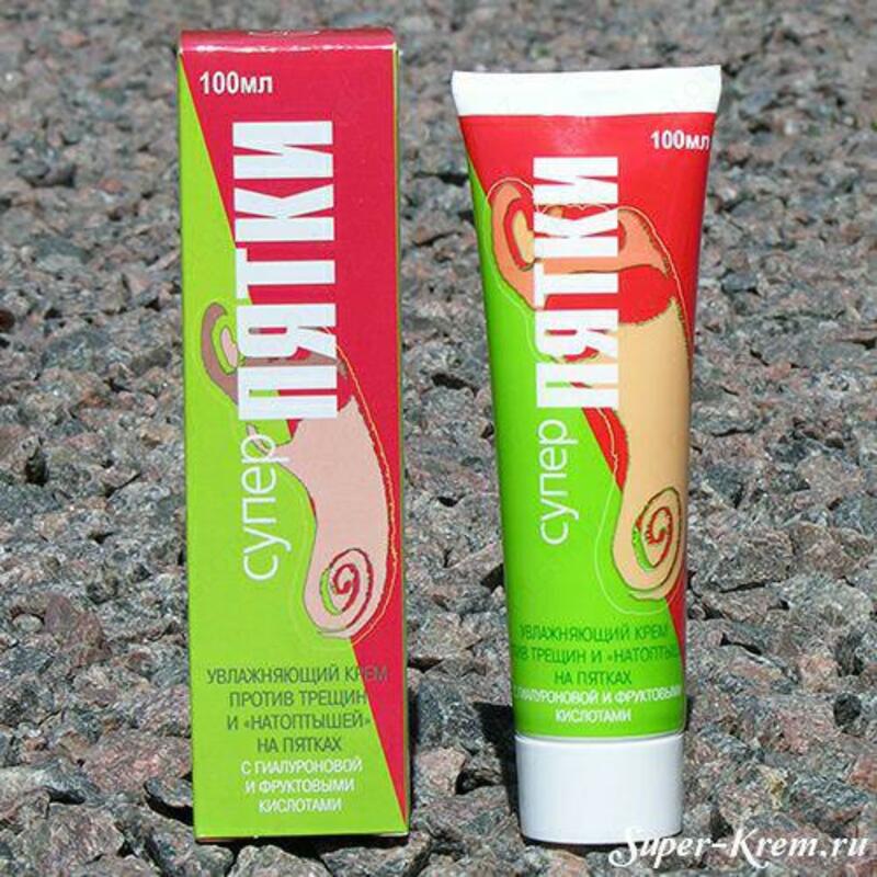  Крем Супер Пятки для ног против трещин и натоптышей на пятках 100 мл. - 