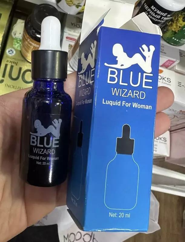 Капли для возбуждения Blue Wizard