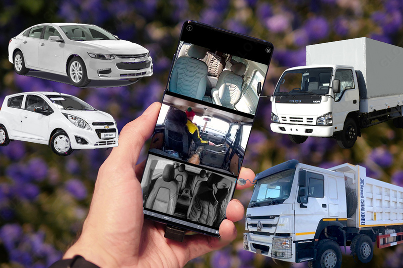 Установка онлайн камеры на машины автобусы грузовые и фуры