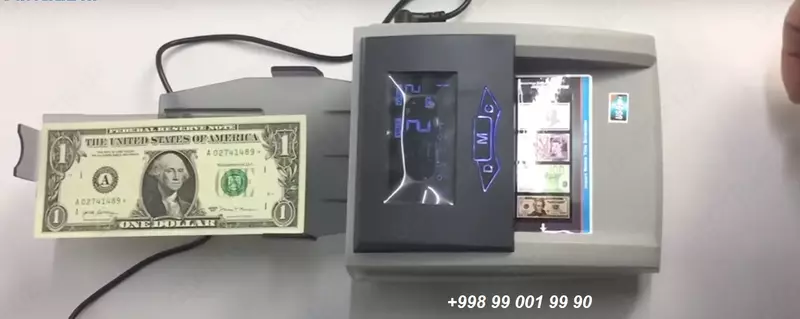 Детектор валют аппарат проверки поддельных долларов денег - 1 667 733.2 сум