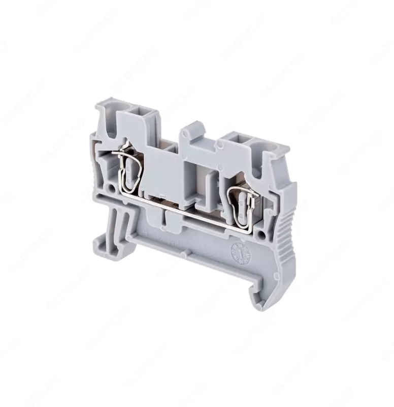  Клемма пружинная проходная  2.5 мм²  серая - 