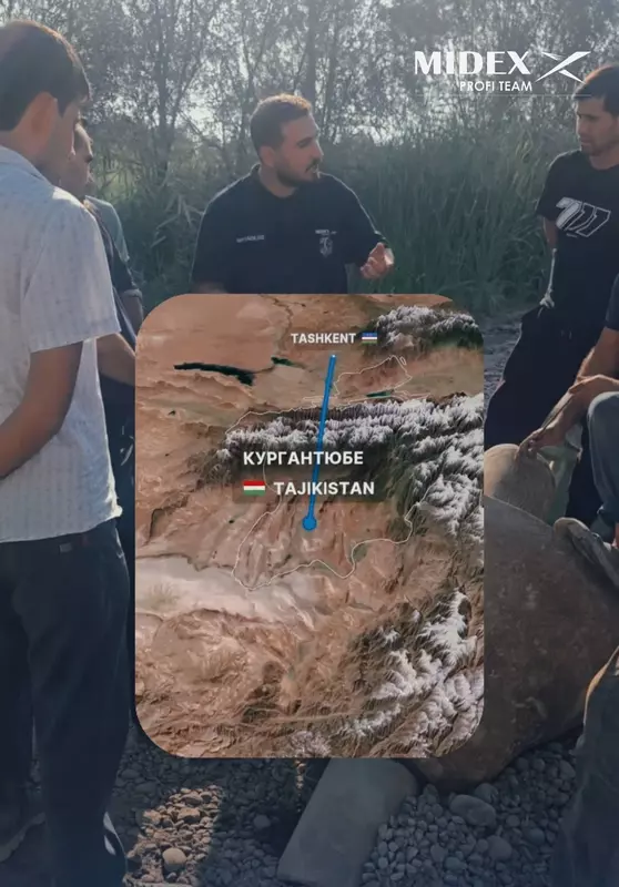 Инженеры MIDEX в Таджикистане