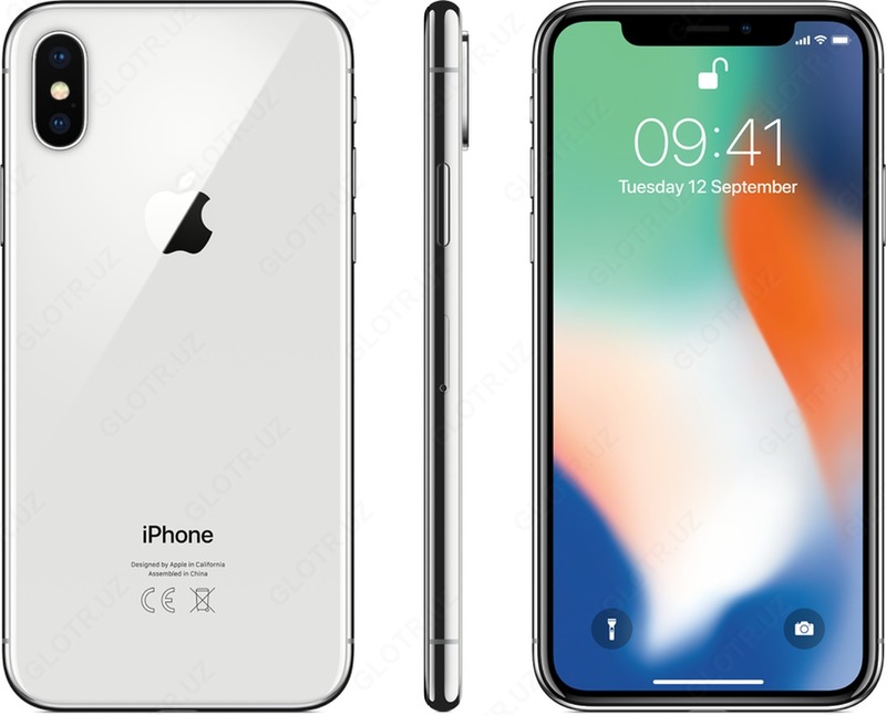 Apple Телефон iPhone X  64GB (Silver)  1 шт