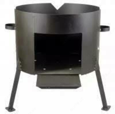 Qozon uchun pechka (ochoq)