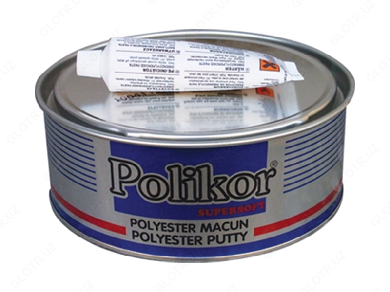 Шпатлевка по металлу POLIKOR 0.5 кг - {0} so'mdan