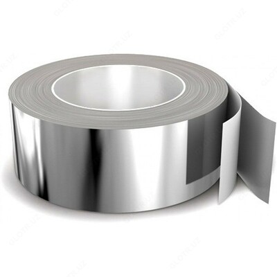 Алюминевая (клейкая лента с Фольгой)