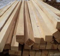 Рейки деревянные размером 5*4 см  4 м