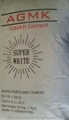 Белый цемент (Жиззах) 50 кг.
