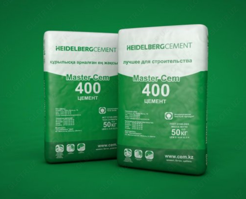 Цемент HEIDELBERG 450 М (Казахстан) - от {0} сум