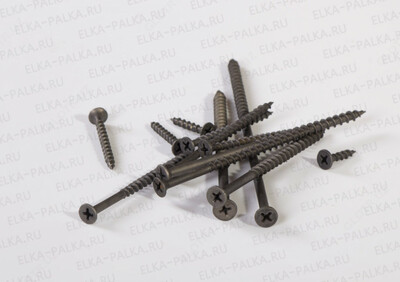 Саморезы чёрные 40 мм