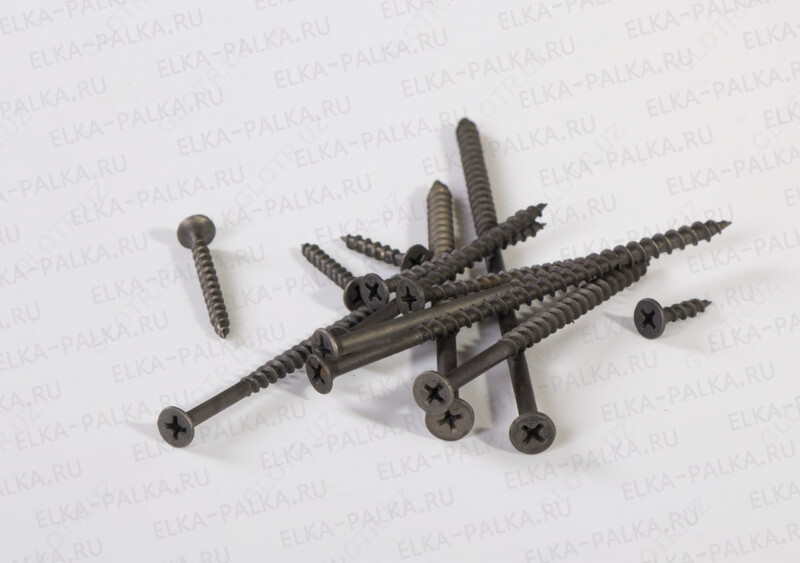 Саморезы чёрные 40 мм