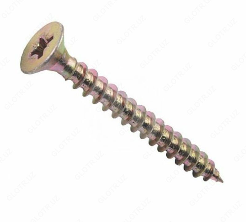 от {0} сум Саморез (жёлтый) 3х20 мм