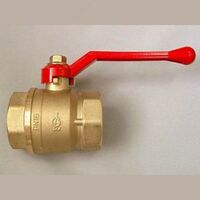 Кран шаровой д 32 мм (латунный)