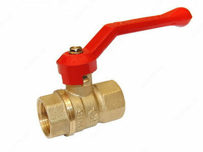 Кран шаровой д 40 мм (латунный)