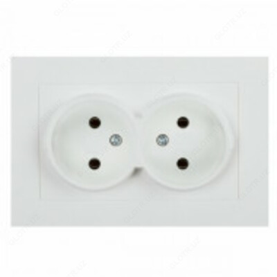 Розетка двухместная внутренняя VESTA - от 14 000 сум / шт.
