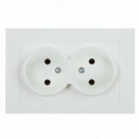 Розетка двухместная внутренняя VESTA - от {0} сум