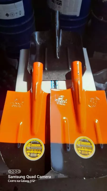 Лопата с черенком сталь (китай)