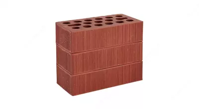 Кирпич облицовочный (бордовый)