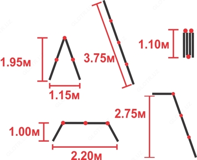 4x3 (от производителя) - 970 000 сум / шт.