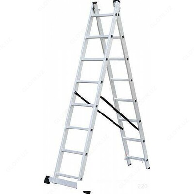 Лестница стремянка трансформер DOUBLE 210
