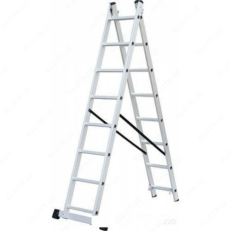 Лестница стремянка трансформер DOUBLE 210