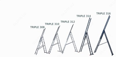 Лестница трансформер TRIPLE 308 - 1 870 000 сум / шт.