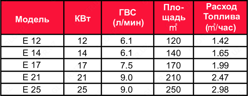 Газовый котел E ONE 35