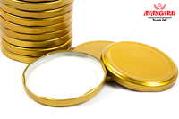 Крышки металлические винтовые с резьбовыми выступами Твист-офф диаметром 82 мм. - от {0} сум