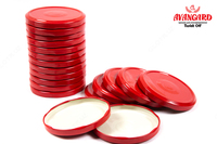 Крышки металлические винтовые с резьбовыми выступами Твист-офф диаметром 82 мм. Оптом и розница