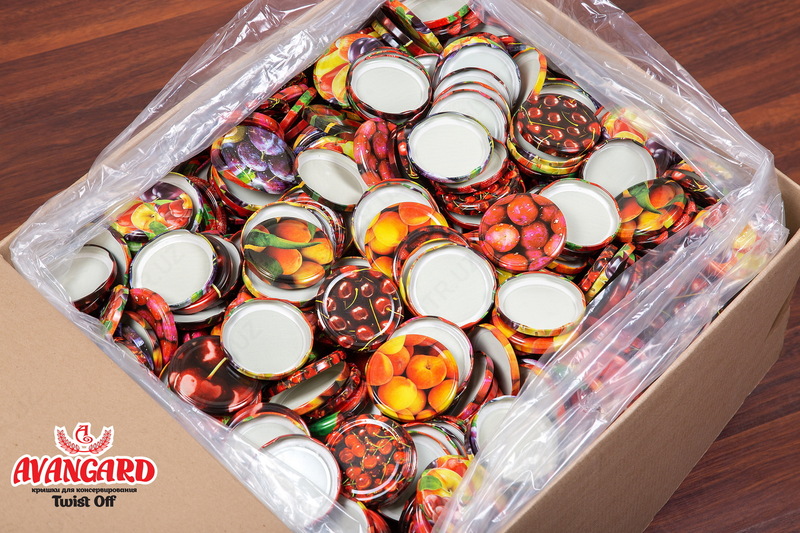 OOO  "AJI CAPS" - Крышки металлические винтовые с резьбовыми выступами Твист-офф диаметром 82 мм.